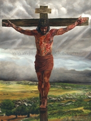 Crucifixion by Jason Jenicke - 2 Unframed Options Available