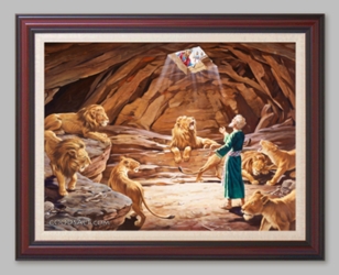 Daniel in the Lion's Den - 6 Framed & Unframed Options