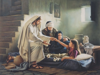 Daughter Arise by Simon Dewey - 3 Framed Options