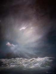 Deep Waters by Anna Sophia - Unframed Christian Modern Art