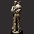 Officer Needs Help Christian Art Sculpture by Timothy P. Schmalz