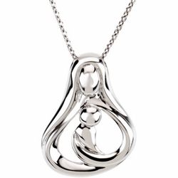 Embraced by the Heart� (Mother) Necklace - One Child