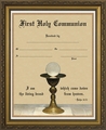 Eucharist and Chalice Detail First Holy Communion Framed Wall Decor