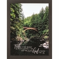 Faith Is A Bridge - Framed Christian Wall Decor