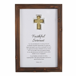 Faithful Servant Framed Appreciation Gift