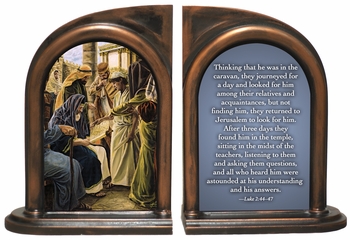Finding in the Temple Bookends