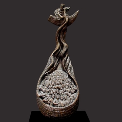 Fisher Of Men Christian Sculpture by Timothy P. Schmalz