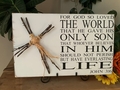 For God So Loved The World Christian Wall Decor