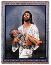 For Ian Religious Tapestry Throw
