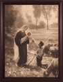 Gift of the Shepherd - 3 Cherry Framed Options