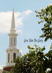 Give Him The Glory Christian Photograph - 3 Sizes Available