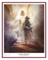 God Has My Back - Male Soldier by Danny Hahlbohm - Christian Art