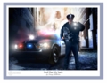 God Has My Back - Policeman 2 by Danny Hahlbom - Christian Art
