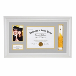 Graduation White Photo Frame