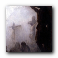 Grey Day Golgotha by J.Kirk Richards - 5 Unframed Options