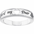 Guard My Heart Sterling Silver Ring