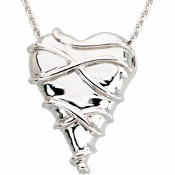 Guard Your Heart Pendant and Chain - Proverbs 4:23