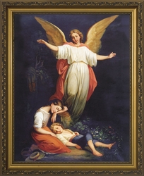 Guardian Angel (Children Resting) - 3 Framed Options