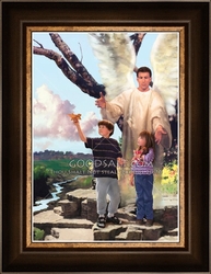 Guardian of Children by Lars Justinen - 28 Framed & Unframed Options Available