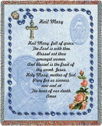 Hail Mary Tapestry Throw 