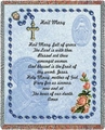 Hail Mary Tapestry Throw 