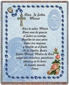 Hail Mary Tapestry Throw Spanish