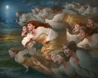 Herald Angels by Howard Lyon - 6 Unframed Options