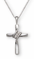 His Banner Over Me Was Love Diamond Cross Pendant