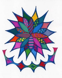 His Crowns Christian Modern Art by Bob Spence