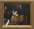 Holy Family with Small Bird by Bartolome Esteban Murillo - 3 Framed Options