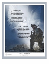 I Am A Soldier by Danny Hahlbohm - 4 Unframed Options
