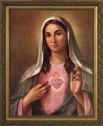 Immaculate Heart II Framed Image - Framed Christian Art