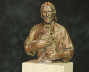 In His Hands by Del Satterfield - Bronze Sculpture