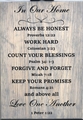 In Our Home Bible Verse Wall Sign