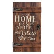 In Our Home Let Love Abide Pallet Decor - Christian Home & Wall Decor