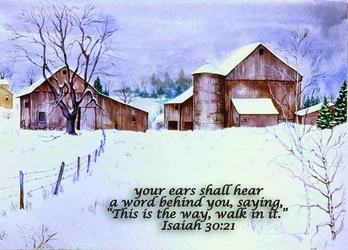 Isaiah 31:21 - Inspirational Images by Ruth Bush