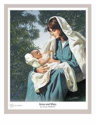 Jesus and Mary by Danny Hahlbohm - 4 Unframed Options