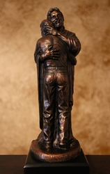 Jesus Embracing Man by Niels Andersen