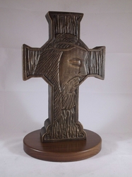 Jesus Face In Cross by Julian Garcia