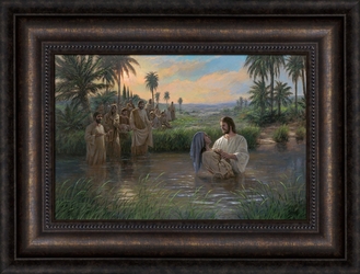 Jesus Himself Baptized by Jon McNaughton - 10 Options Available
