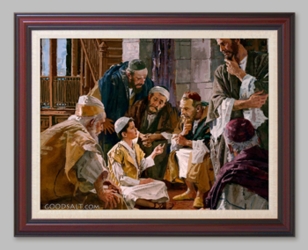 Jesus Speaks to the Learned Pharisees - 6 Framed & Unframed Options