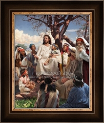 Jesus the Teacher & Storyteller by Lars Justinen - 28 Framed & Unframed Options