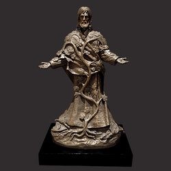 Jesus The True Vine Christian Sculpture by Timothy Schmalz