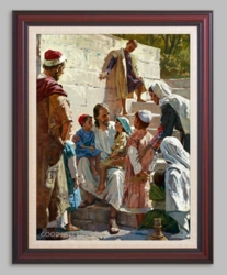 Jesus with Children - Christian Art - 6 Options Available