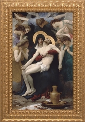 La Pieta (Ornate Gold Frame) by William Adolphe Bouguereau - 3 Framed Options
