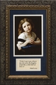 La Priere with Prayer Framed