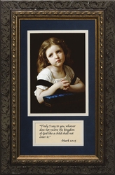 La Priere with Prayer Framed