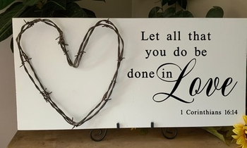 Let All You Do Christian Wall Decor