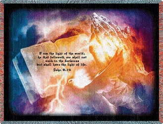 Light of the World Religious Tapestry Throw
