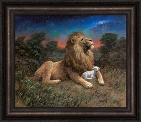 Lion And The Lamb - Song of Yahweh by Jon McNaughton - 6 Options Available